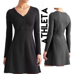 Athleta Whereupon Black Dress, XS